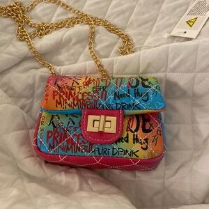 Graffiti mini purse